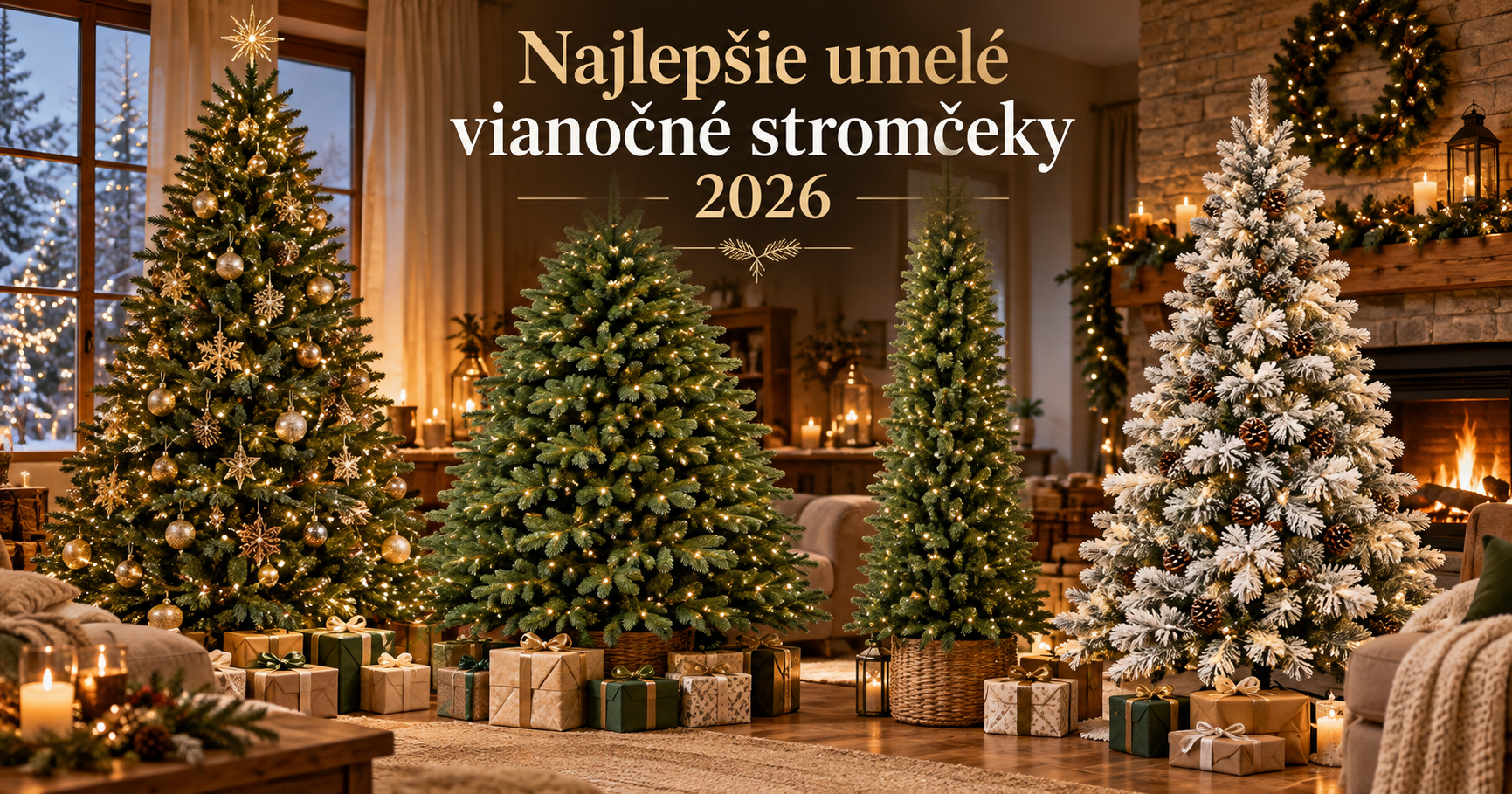 Najlepšie umelé vianočné stromčeky 2026